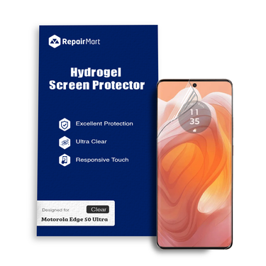 Motorola Edge 50 Ultra Compatible Premium Hydrogel Screen Protector With Full Coverage Ultra HD
